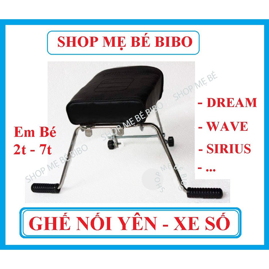 TKB0718W1A giảm 3% tối đa 20k đơn từ 200k Ghế đi xe máy  xe số