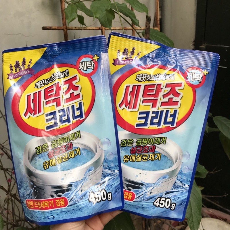 Bột tẩy vệ sinh lồng giặt Hàn quốc 450g