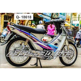 Tem rời Supra Fit cho Wave bạc