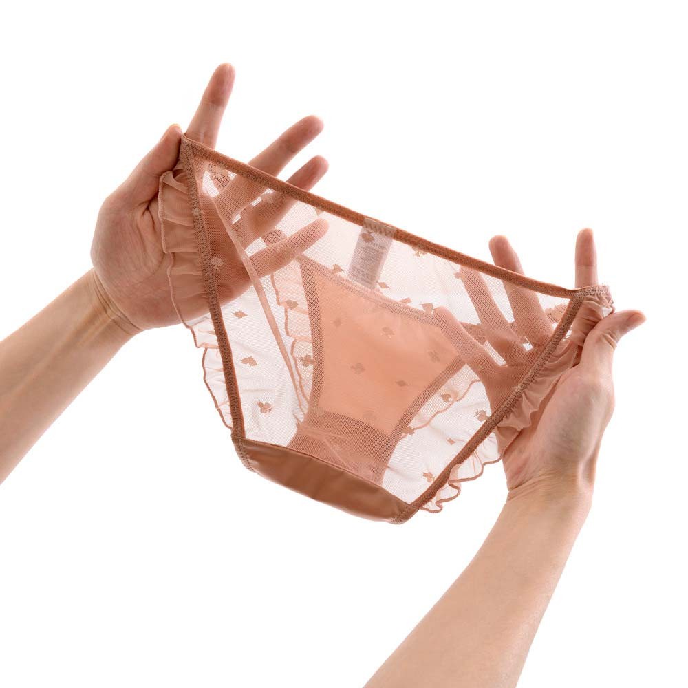 Set 1 Quần Lót Cotton Không Đường May Phối Ren Quyến Rũ Cho Nữ