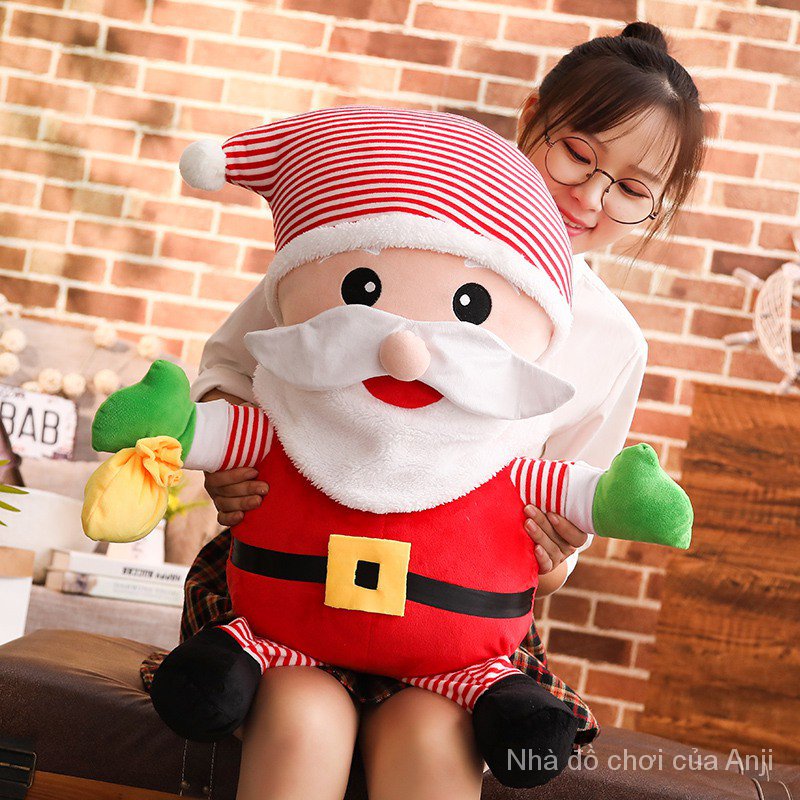 Mô Hình Nhân Vật Ông Già Noel Nhồi Bông Đáng Yêu 15-50cm