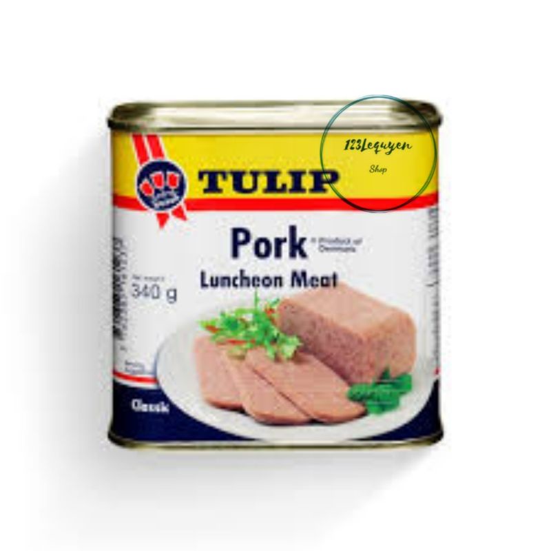 Thịt Hộp Tulip Pork Luncheon Meat 340g Loại Ngon