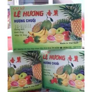 Combo 5 hộp Dầu chuối Lệ Hương 1 hộp 12 ống