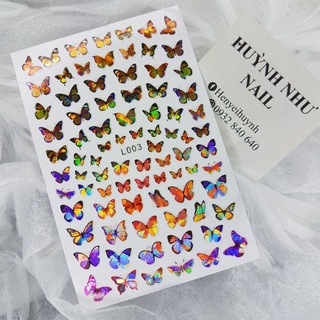 STICKER NAIL DÁN MÓNG B.ƯỚM - STICK 3D Lấp Lánh