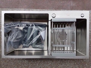 Chậu rửa bát: Chậu đúc 304 KOREA - 7843/8245 Cân/ Lệch