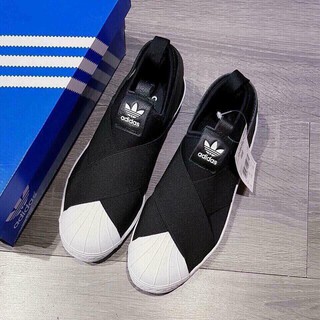 Giày thể thao ADIDAS Slipon mũi sò quai chéo huyền thoại