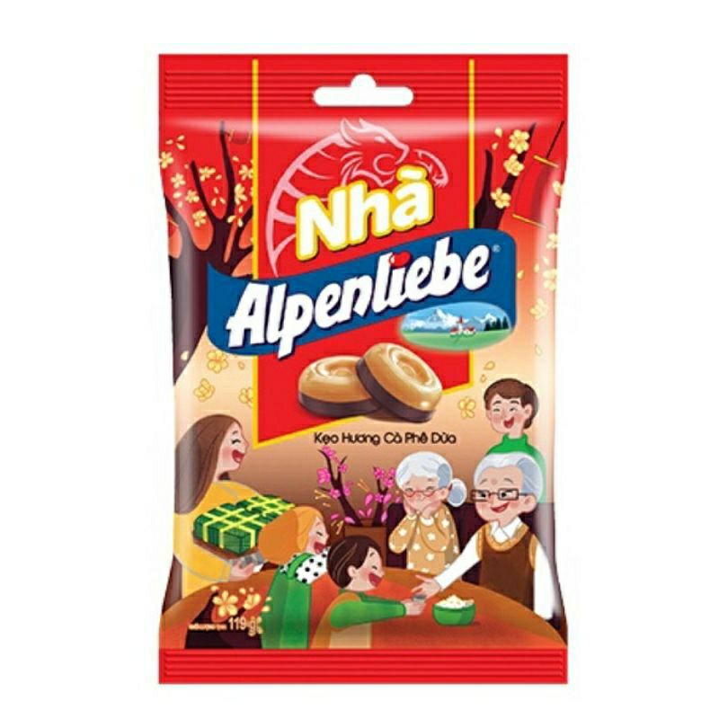 kẹo sữa alpenliebe hương cà phê dừa