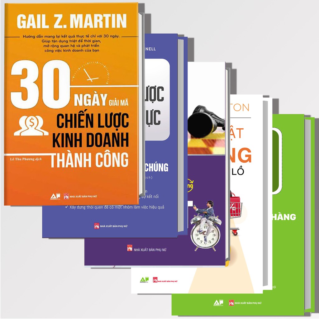 Sách - Combo Bi Kíp Chiến Lược Gia Kinh Doanh Bán Hàng (5 Cuốn) Nghệ Thuật Bán Hàng, 151 Ý Tưởng Chinh Phục Khách Hàng