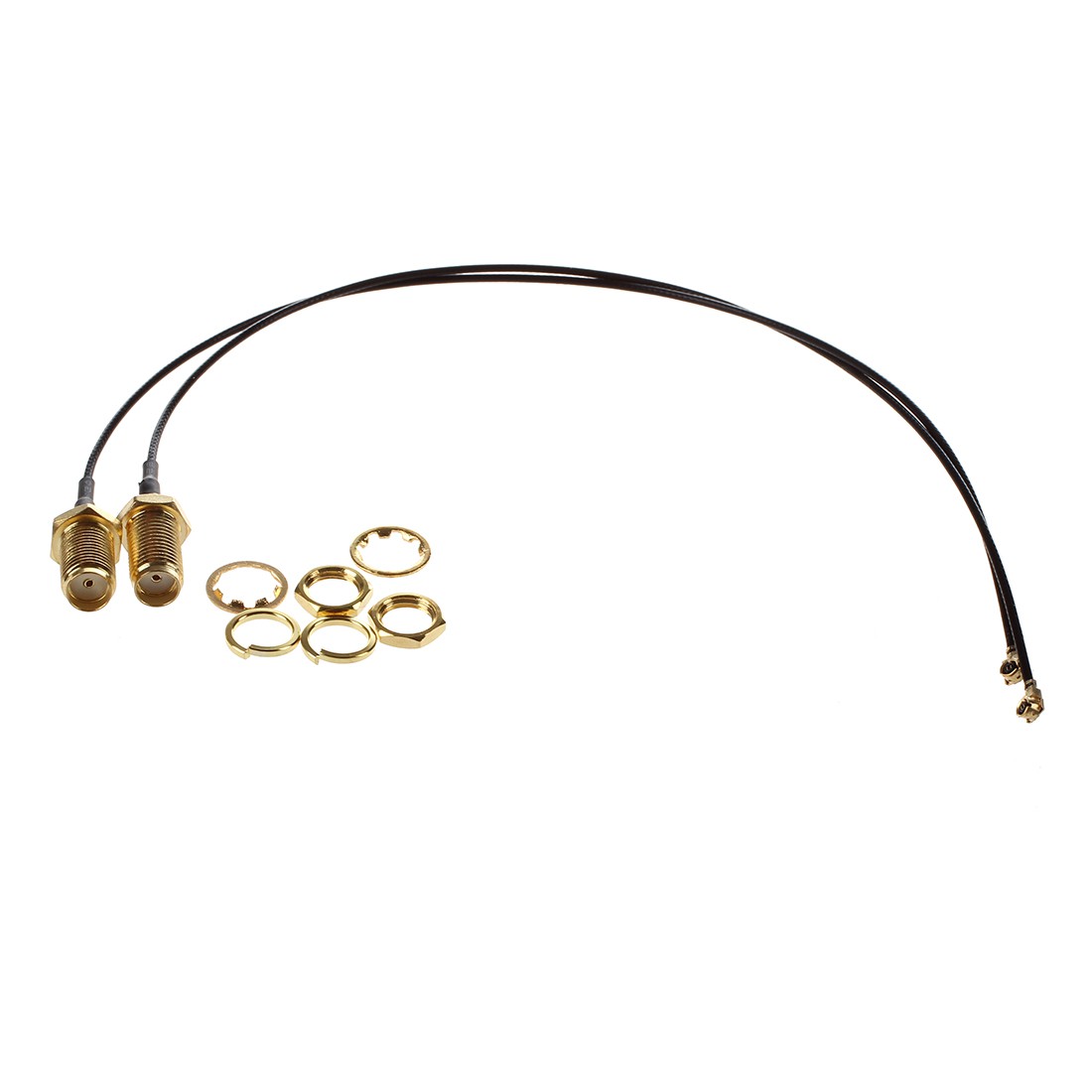 Set 2 cáp kết nối anten WLAN HIROSE u.fl SMA IPEX RSMA 20cm | BigBuy360 - bigbuy360.vn