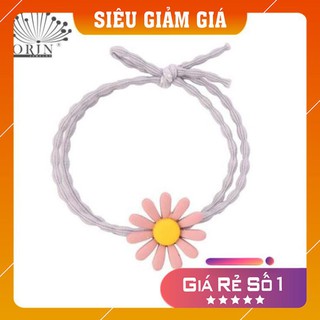 Chun buộc tóc hoa cúc nhiều màu