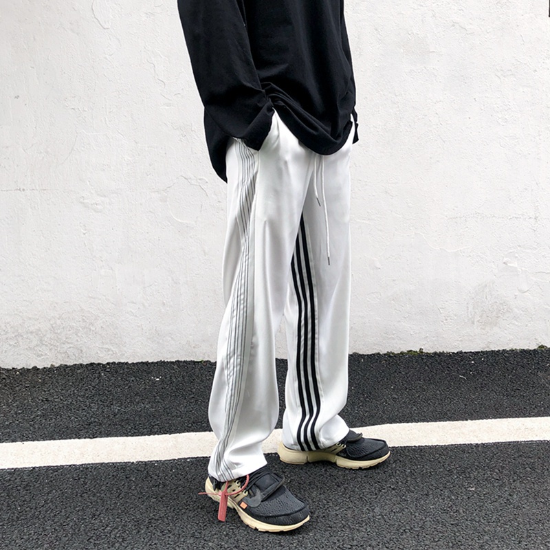 Quần ống rộng phong cách hip hop thời trang đường phố cho nam size S-3XL