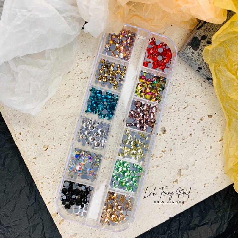 Đá chân lưới mix màu mix size