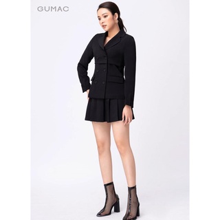 Chân váy nữ xếp ly VA10237 GUMAC