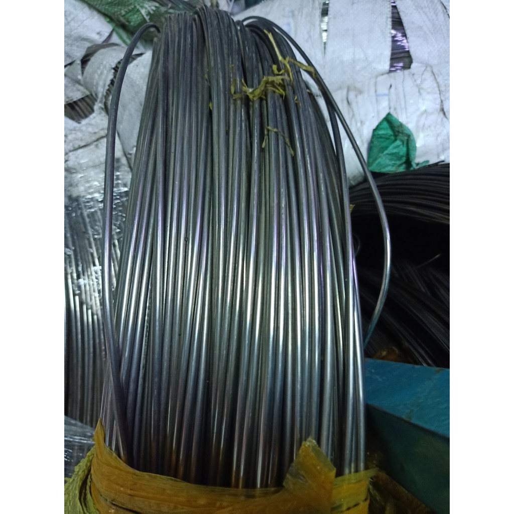 Dây Inox 304 Cứng Đàn Hồi (Lò Xo) - Giá Bán Trên 1Kg - Cọng Lớn