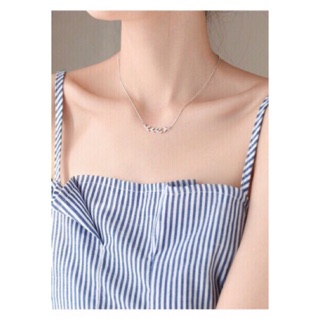Dây chuyền/ nhẫn chiếc lá bạc ý s925 - bassic dễ thương