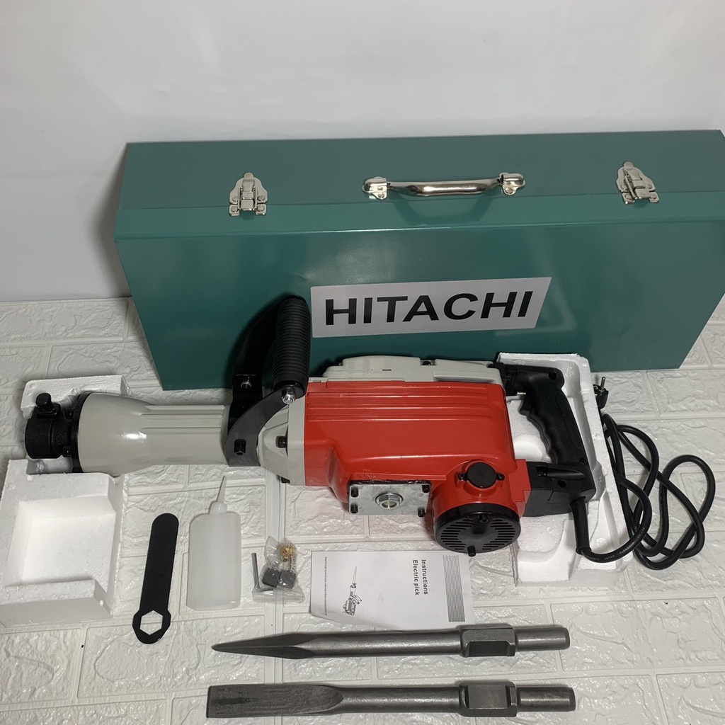 Máy đục bê tông HITACHI 30 mm tặng 2 mũi đục và chổi than