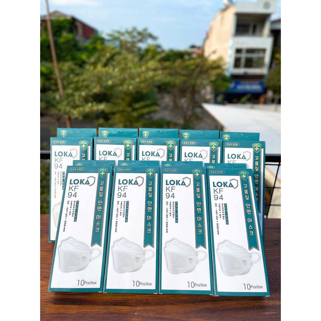 Thùng 300c KF94 LOKA Mask 🌸 FREESHIP 🌸 Khẩu Trang 4D KF94 Kháng Khuẩn Công Nghệ Hàn Quốc Hottrend
