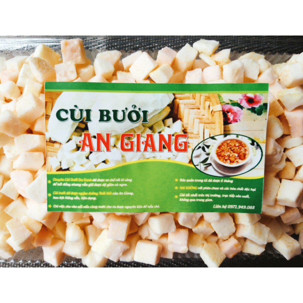 [Mã 267FMCGSALE giảm 8% đơn 500K] 200 gr 500 gr cùi bưởi nấu chè