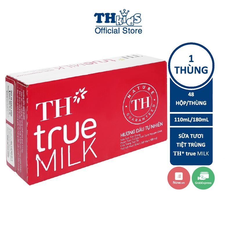 Thùng 48 Hộp Sữa Tươi Tiệt Trùng TH True Milk