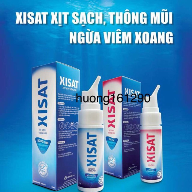 Xịt muối biển xisat