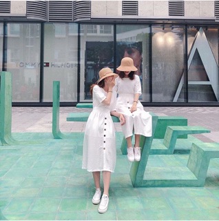 Váy Maxi trắng