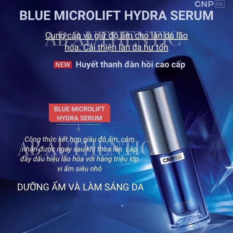 [Mới] 1 gói tinh chất cấp nước CNP Blue Microlift Hydra Serum CYTO COMPLEX