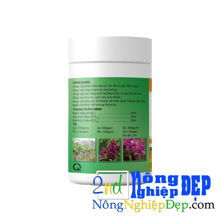 NPK 20-20-20 Tám Ngọc 500g - Giúp Cây Tăng Trưởng Đột Biến - TN 222