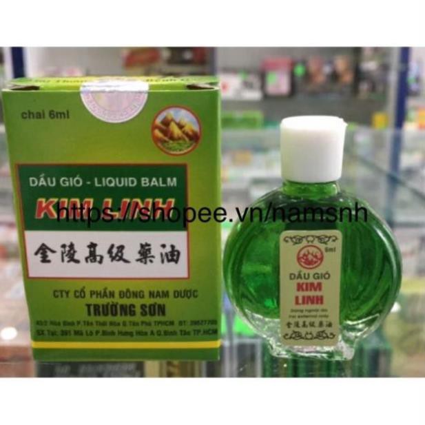 Dầu Gió Kim Linh Lọ 6ml