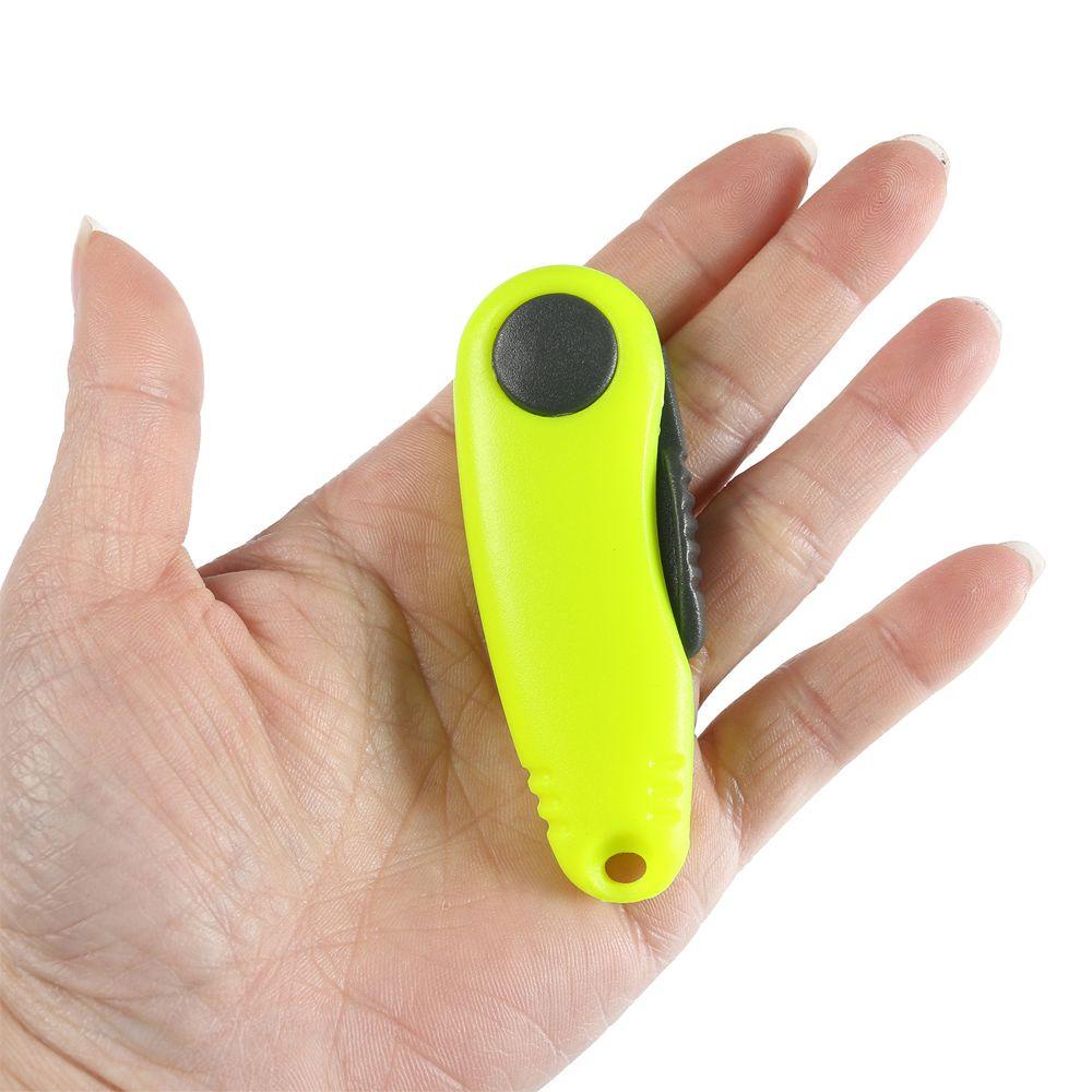 Kéo gấp đa năng inox cắt dây buộc câu cá góc hình tôm thắt nút nhanh