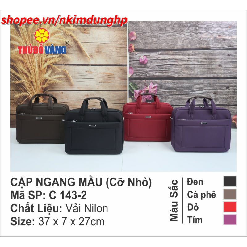 Cặp ngang màu cỡ nhỏ - Thủ Đô Vàng, Mã SP: C 143, 143-3 | BigBuy360 - bigbuy360.vn