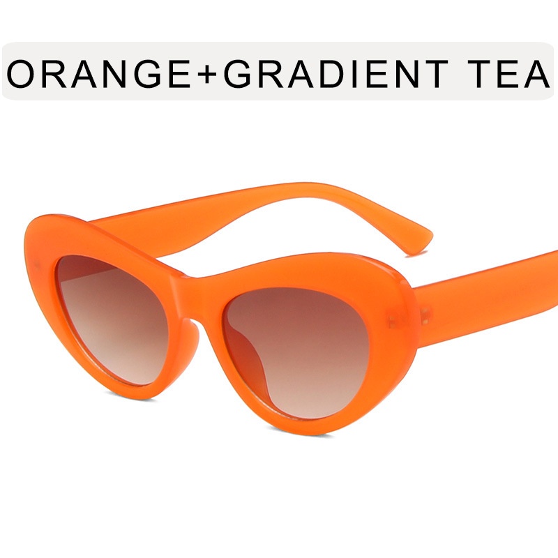 Kính Mát Hình Mắt Mèo Màu Sắc Ngọt Ngào Thời Trang Cho Nữ