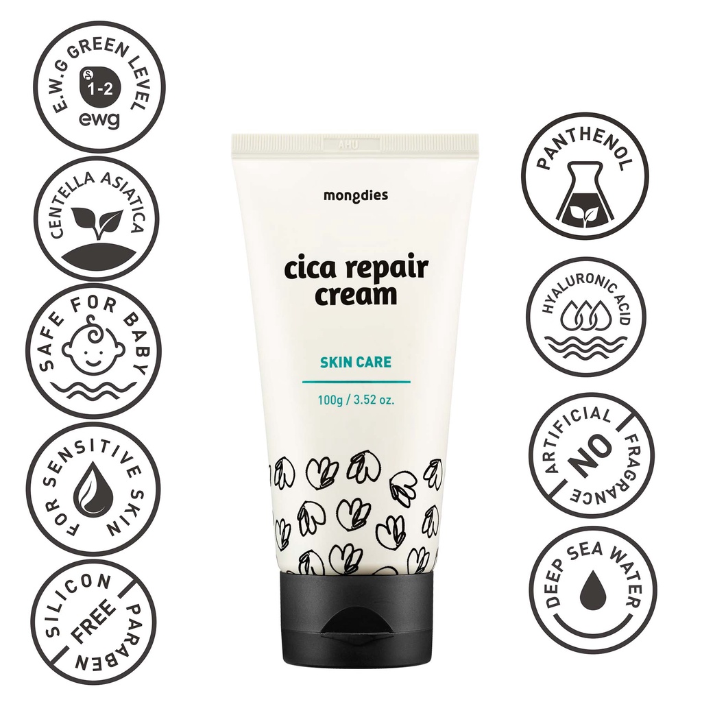 Kem cica tái tạo tế bào da chống dị ứng 100ml FREE GIFT
