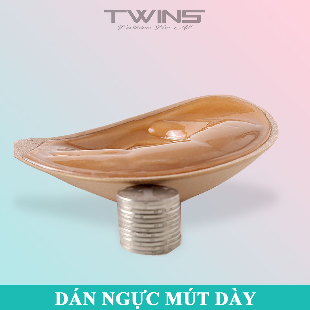 Áo ngực dán su nâng ngực cài trước đệm mút dày cúp A-B-C siêu dính bền đẹp tiện dụng mặc đầm hở lưng, hở vai