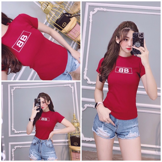 ÁO THUN THÁI BOZIP NỮ BODY CỔ TRÒN NGẮN TAY( loại 1)