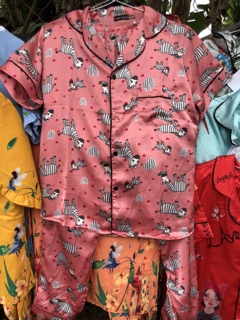 Bộ lụa satin dài