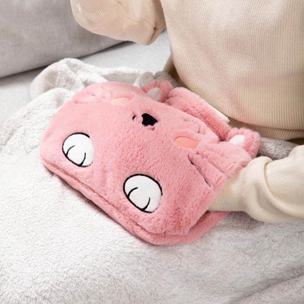 Đai đeo bụng chườm nóng lâu dài JUJIAJIA chất liệu nhung dày dặn