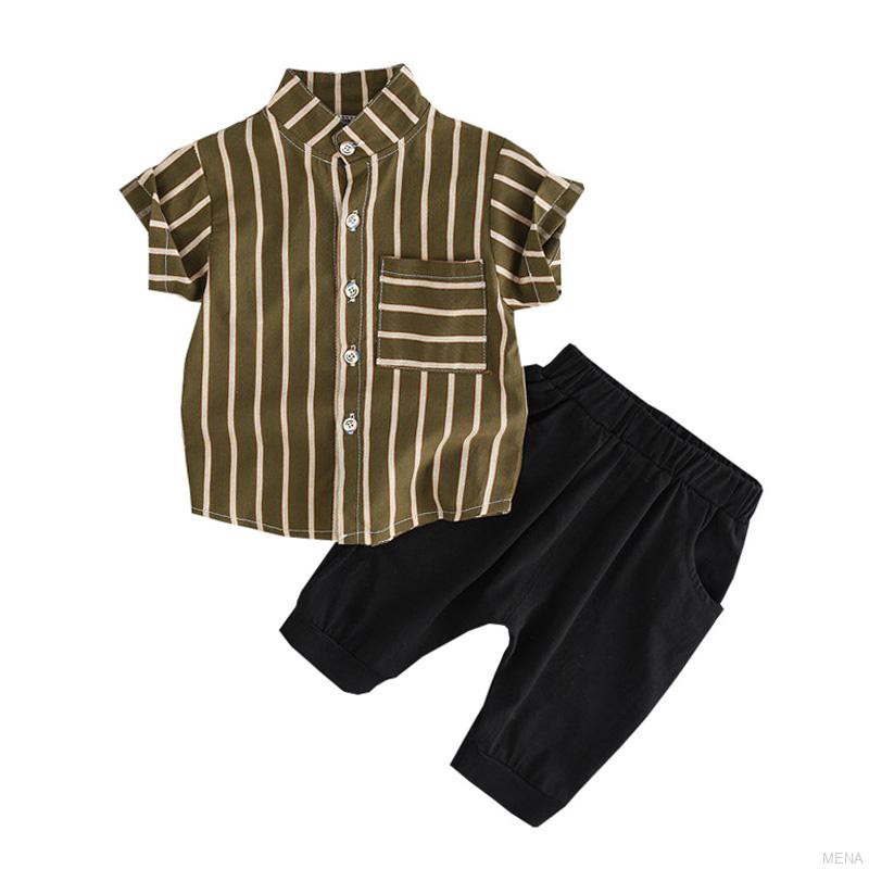 Set áo thun tay ngắn &amp; quần short cho bé trai