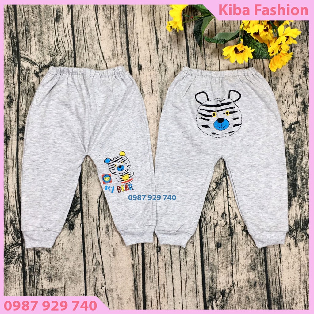 [HÀNG ĐẸP] Quần dài in mông (1 chiếc ) chất cotton  mềm mịn co giãn cho bé trai/ gái từ 3-10kg - QD - TK0120