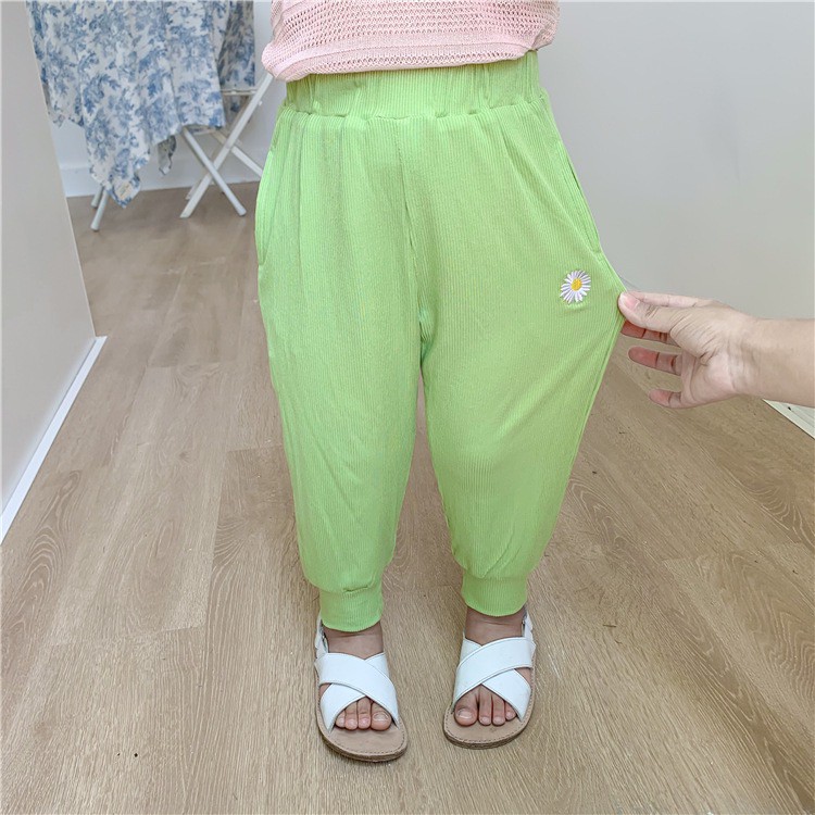 [Q034] Quần cotton mềm bo gấu cho bé sz 80-130
