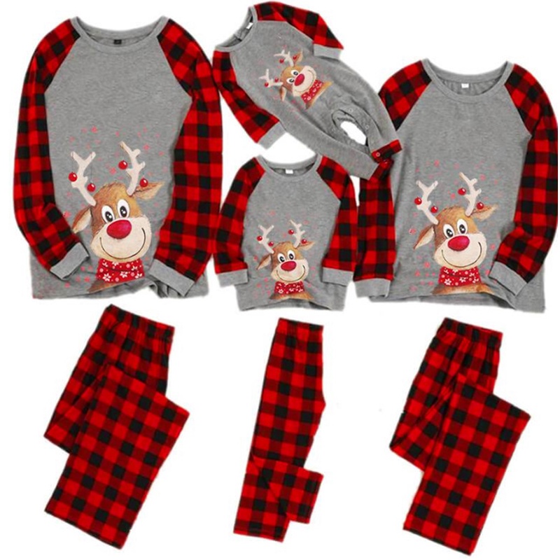 Áo thun ngắn tay in hình con nai cho mẹ và bé