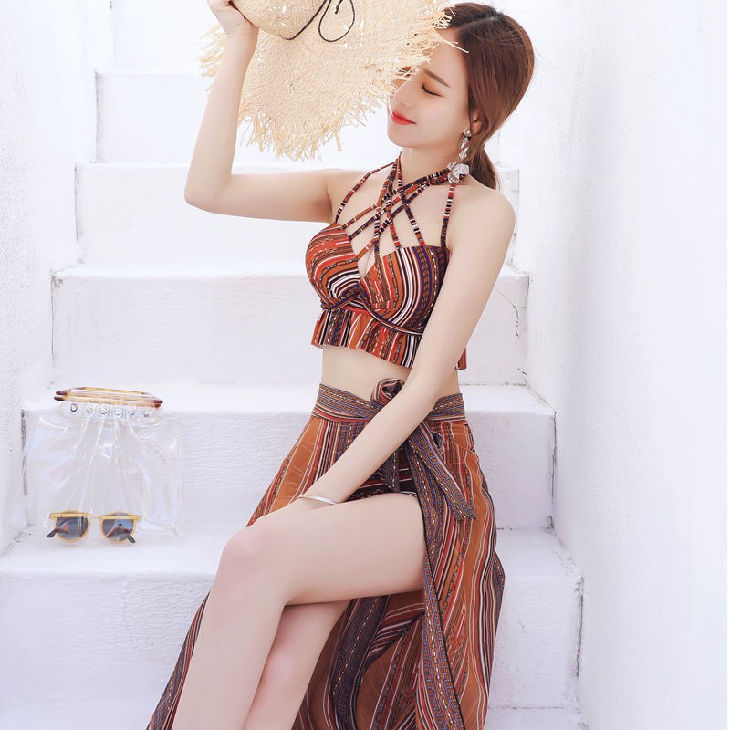 Set Đồ Tắm In Họa Tiết Thời Trang Quyến Rũ Dành Cho Nữ | BigBuy360 - bigbuy360.vn