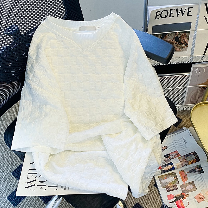 ZHELIHANGFEI Áo Thun Sweater Cổ Tròn Tay Dài Kẻ Sọc Thiết Kế Trẻ Trung Cá Tính