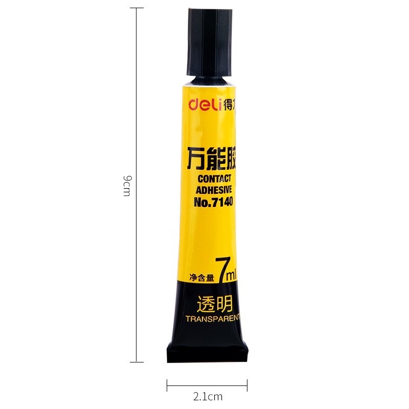 Keo Siêu Dính Đa Năng Deli - 7ml/ 20ml - Có Thể Dán Trên Mọi Bề Mặt - Phù Hợp Sửa Chữa, Ghép Nối - 7140/7149
