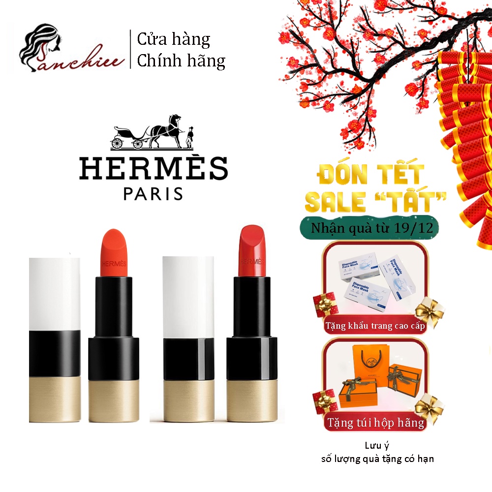 Son lì son rouge hermes siêu xinh, cơn sốt làm đẹp mới 2021