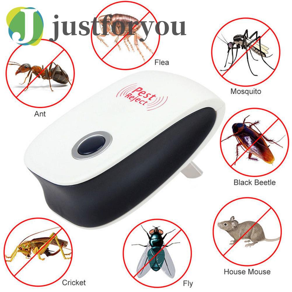 Justforyou Intelligent Ultrasonic Pest Reject Magnetic Repeller Insect Killer (US)