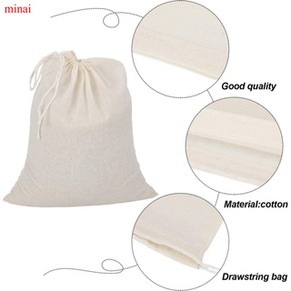 Túi Lưới Vải Cotton Tự Nhiên Dùng Lọc Trà / Cà Phê / Sữa Đa Năng Chức Năng