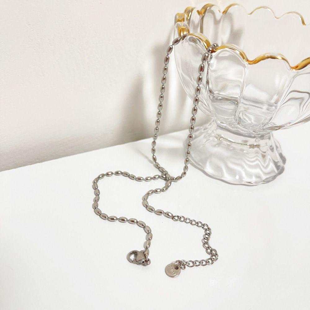 Vòng Cổ Xỏ Hạt Gạo Phong Cách Cổ Điển Dành Cho Nữ