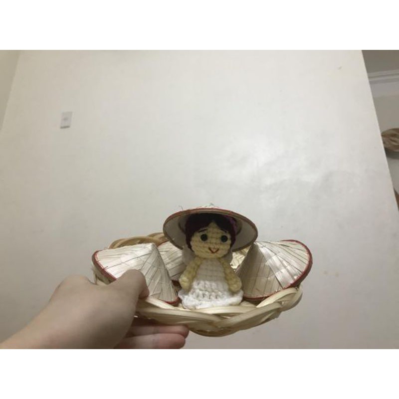Nón lá mini dành cho búp bê 6cm