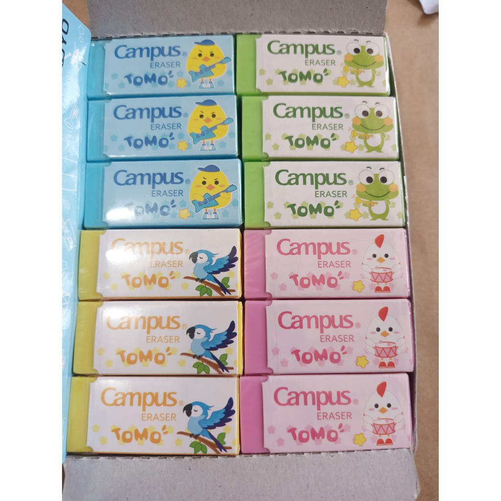 Tẩy Campus Tomo, 4 thiết kế