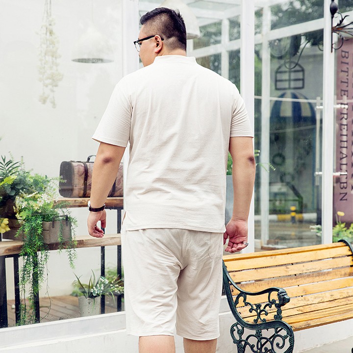 Bộ đồ big size nam vải lanh | BigBuy360 - bigbuy360.vn